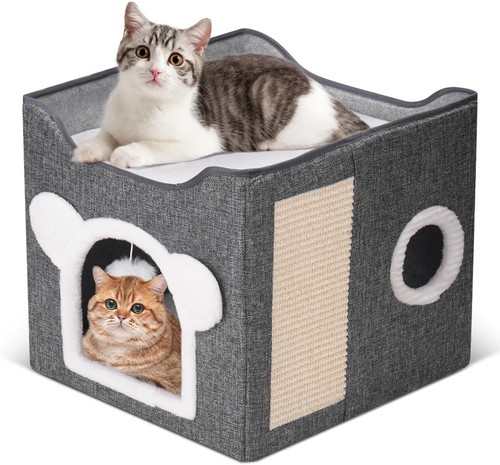 Indoor cat cave bed - cat,