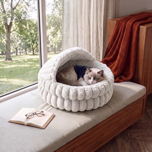 Cat cave bed - bed, for